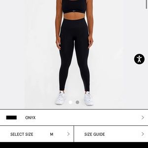 SET active sculpt flex Leggings - black size medium